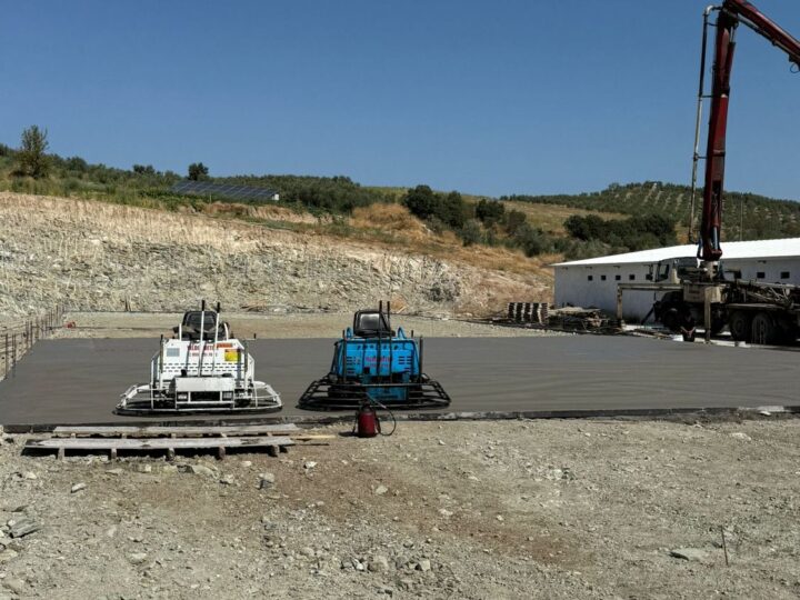 Çiftlik Zemin Betonu Uygulaması